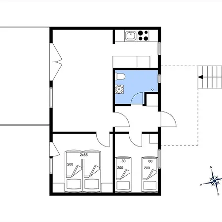 4170-borre-klintholm-havneby-70 Leilighet *
